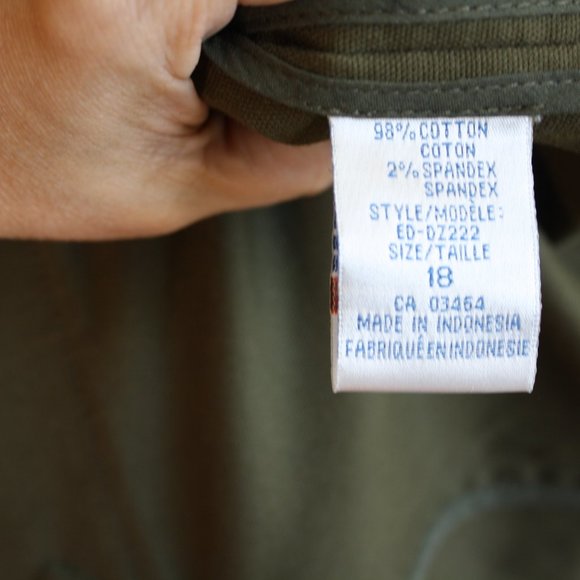 Size 18 Khaki utility Jacket Ricki's NBW Casual Military SPRING jacket - Picture 7 of 7